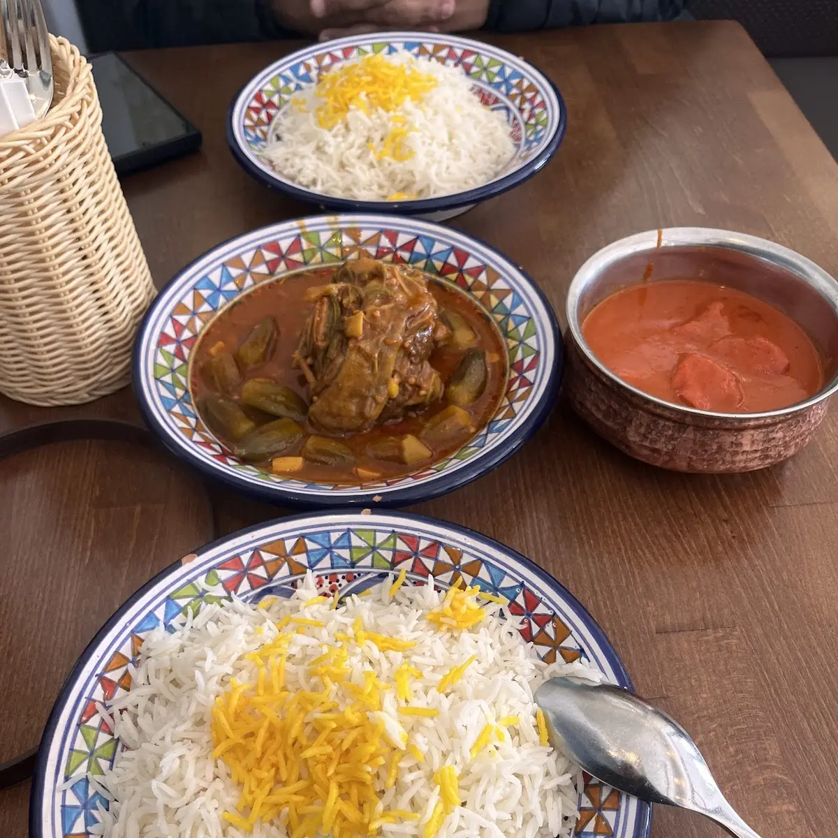 برياني لحم ورز مع دجاج ماسالا